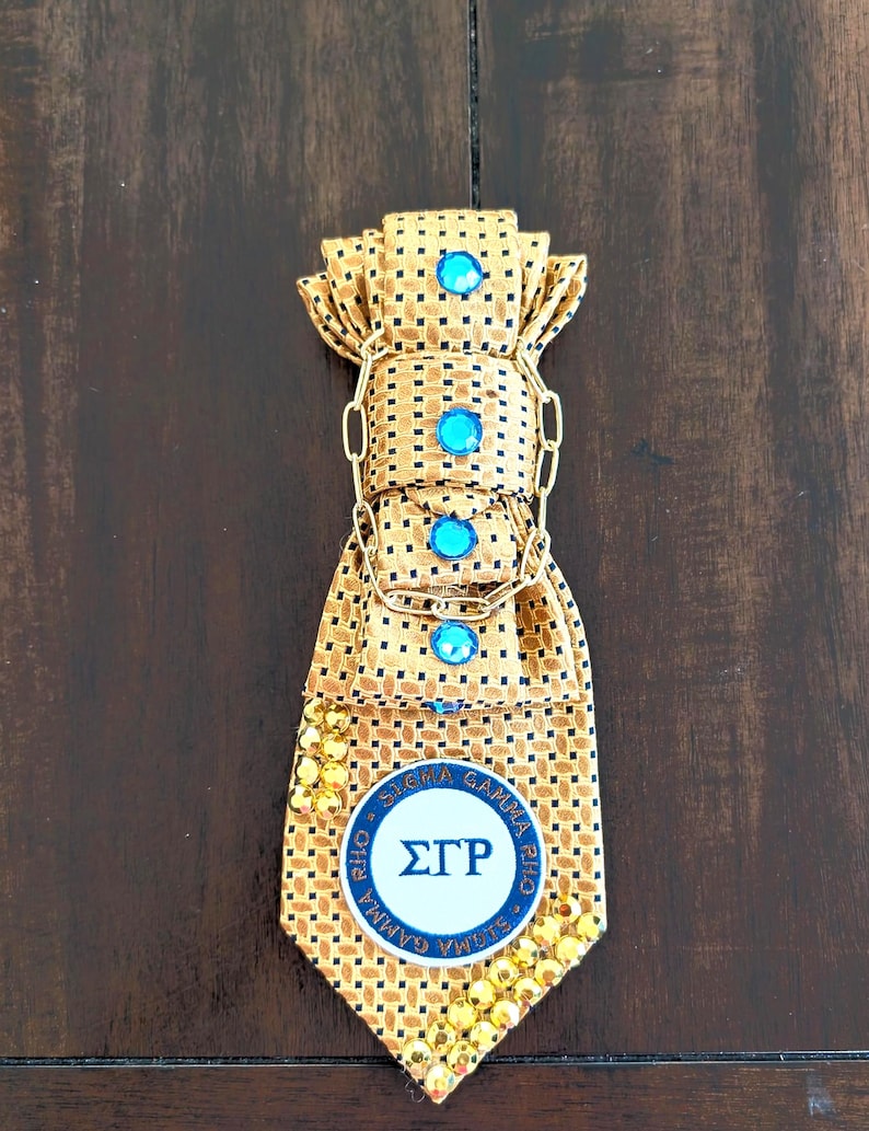 Golden Royal Drip Tie Necklace — SGRHO Luxe